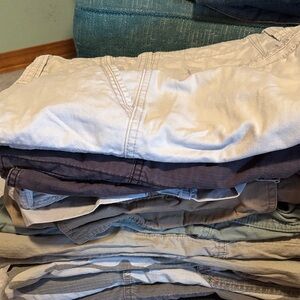 Cabela's Men's Cargo Shorts in Beige, Brown, Olive, Gray -6 pair